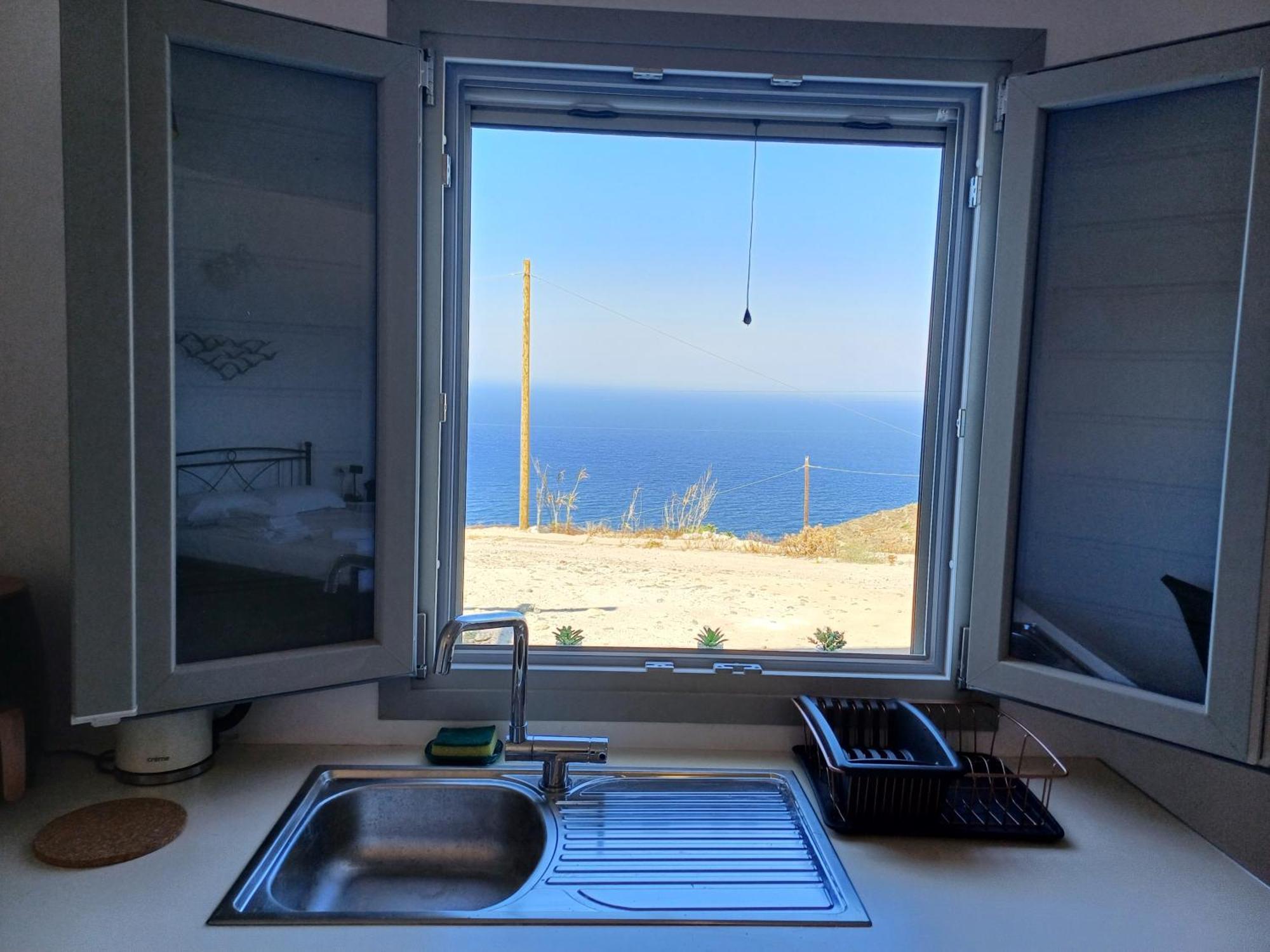 이아 'Nektarios' Cycladic House With Sunrise And Sea View!! 아파트 외부 사진